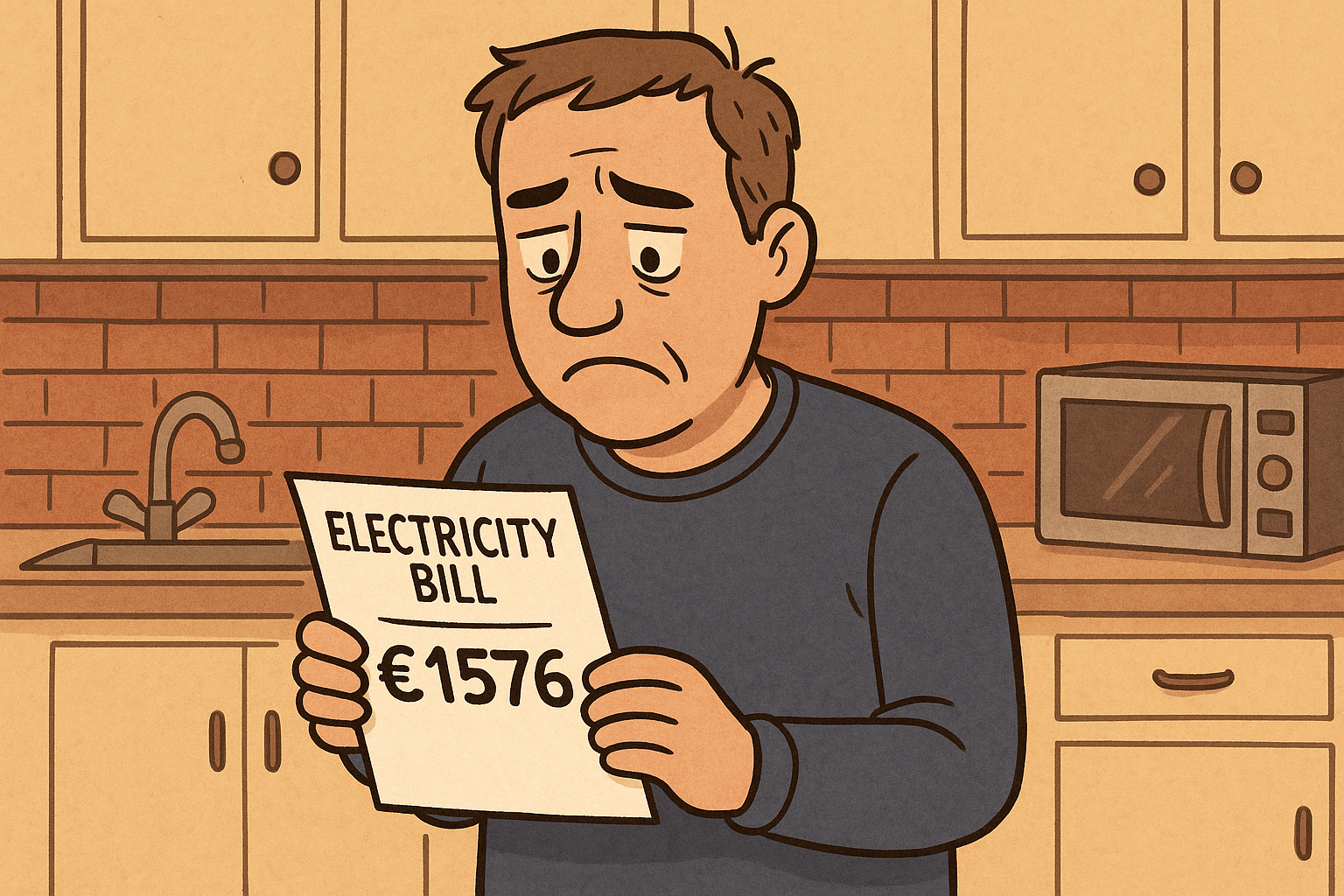 Old Electricity Bill €1576